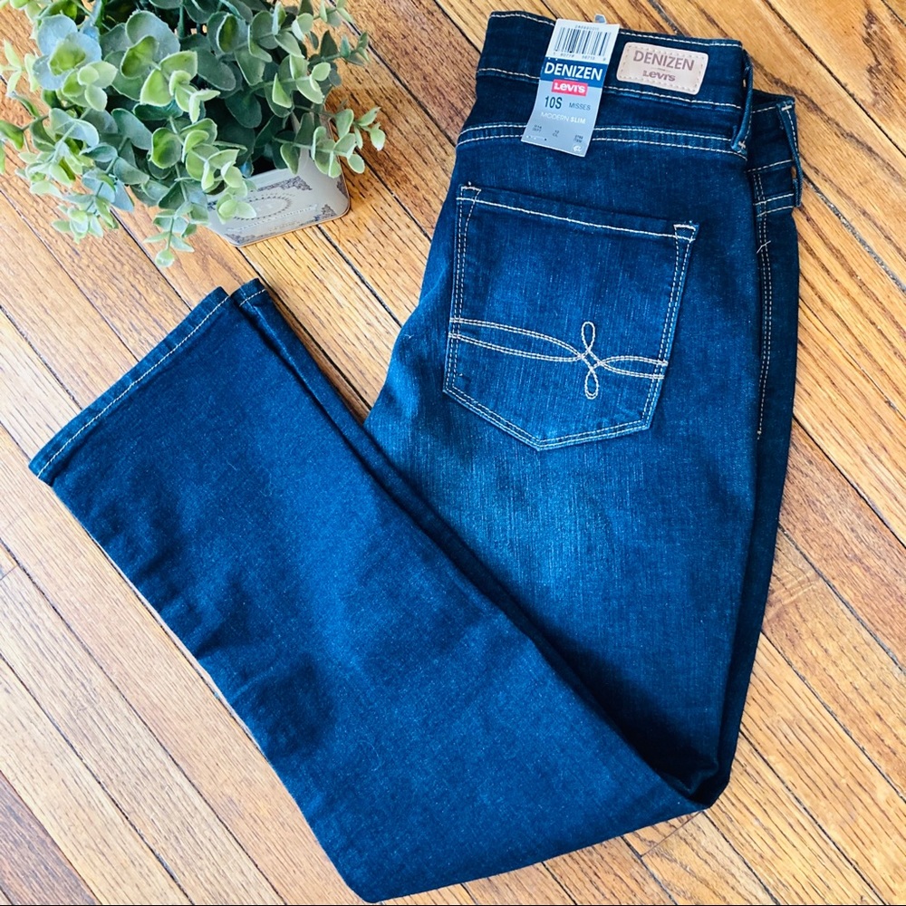 Denizen Misses sz 10 S Modern Slim Dark Jeans NWT